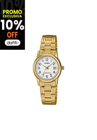 Reloj Para Mujer Casio Ltp-V002G-7B2Udf Dorado Casio
