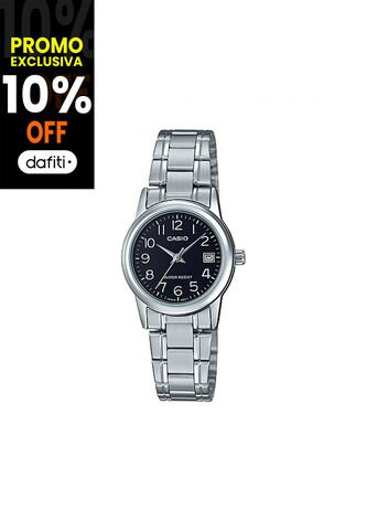 Reloj Para Mujer Casio Ltp-V002D-1B Plateado Casio