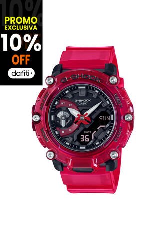 Reloj Casio Modelo GA-2200SKL-4ADR Rojo Hombre Casio