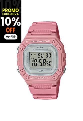 Reloj Para Unisex Casio W218Hc W218Hc-4Avdf Rosado Casio