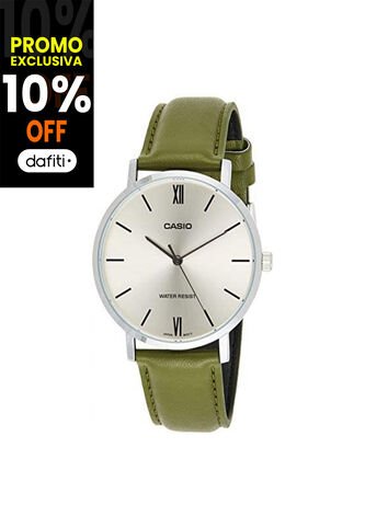 Reloj Para Mujer Casio Casio Mtp-Vt01L-3Budf Verde Casio