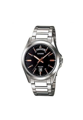 Reloj Para Hombre Casio Mtp1370D-1A2Vdf Plateado Casio