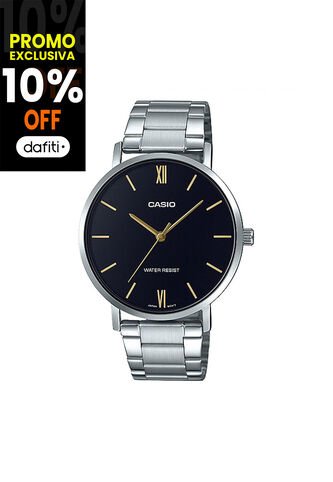 Reloj Para Hombre Casio Casio Mtp-Vt01D-1Budf Plateado Casio