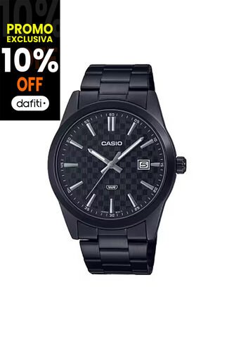 Reloj Casio Modelo MTPVD03B-1AUDF Negro Hombre Casio