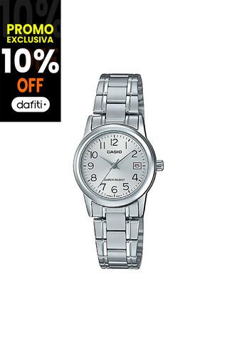 Reloj Para Mujer Casio Ltp_V002D_7B Plateado Casio