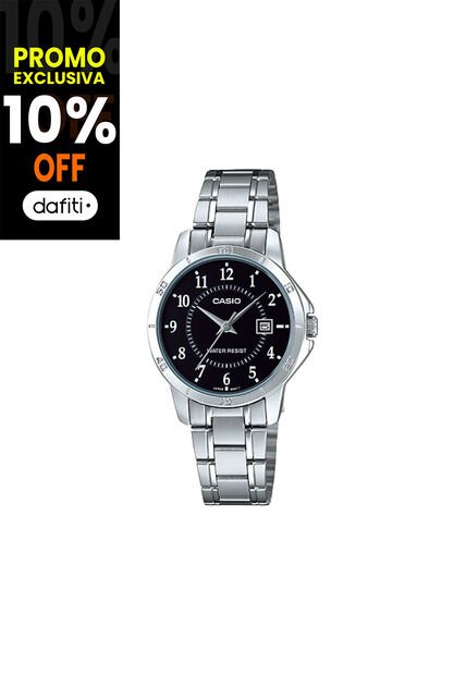 Reloj Para Mujer Casio Fashion Ltp Ltp_V004D_1B Plateado