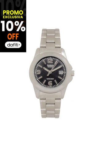 Reloj Para Mujer Casio Ltp_1215A_1A Plateado Casio