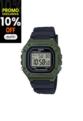 Reloj Para Hombre Casio W_218H_3Av Negro Casio