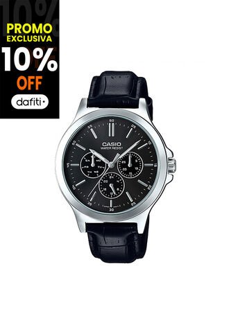 Reloj Para Hombre Casio Mtp_V300L_1A Negro Casio