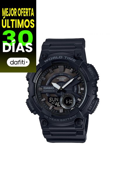 Reloj Para Hombre Casio Aeq-110W-1Bv Negro