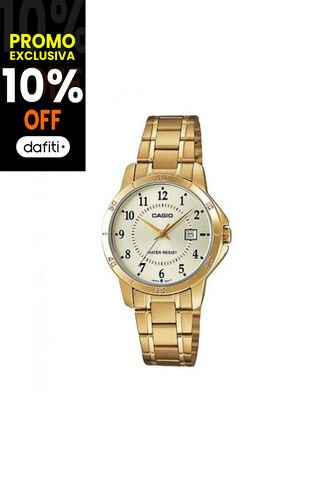 Reloj Para Unisex Casio Ltp_V004G_9B Dorado Casio