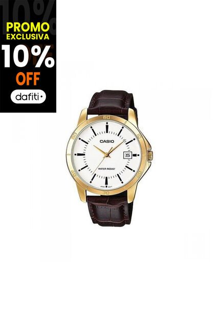 Reloj Para Mujer Casio Casio Ltp-V004Gl-7Audf Marr\u00f3n