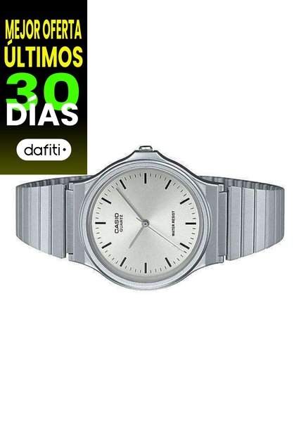 Reloj Casio Modelo MQ-24D-7EDF Plateado Mujer