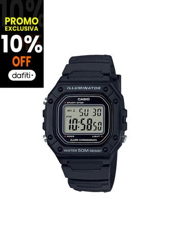 Reloj Para Hombre Casio W_218H_1Av Negro Casio
