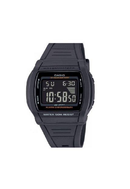 Reloj Casio Negro Hombre W-201-1B