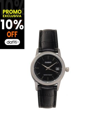 Reloj Para Mujer Casio Ltp_V002L_1A Negro Casio