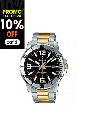 Reloj Para Hombre Casio Mtpvd01Sg-1Bvudf Plateado Casio