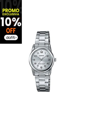 Reloj Para Mujer Casio Ltp_V001D_7B Plateado Casio