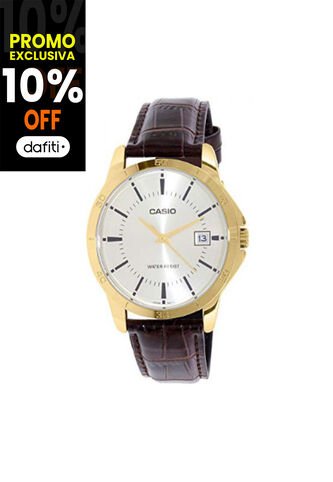 Reloj Para Hombre Casio Mtp_V004Gl_9A_ Marrón Casio
