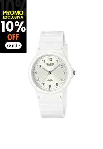 Reloj Casio Modelo Mq-24b-7bdf Blanco Hombre Casio