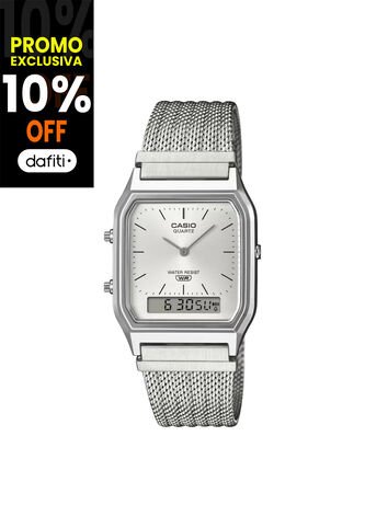Reloj Casio Modelo AQ-230EM-7ADF Plateado Hombre Casio