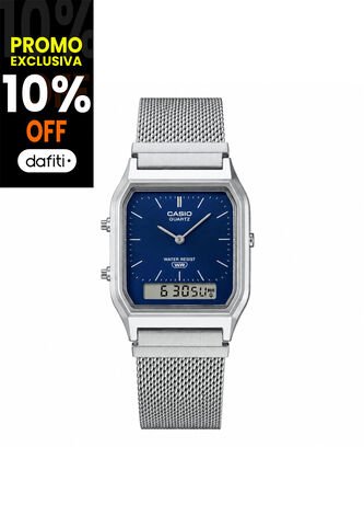 Reloj Casio Modelo AQ-230EM-2ADF Plateado Hombre Casio