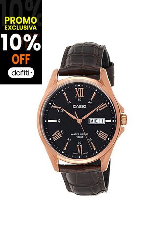 Reloj Casio Modelo MTP1384L-1AVDF Negro Hombre Casio