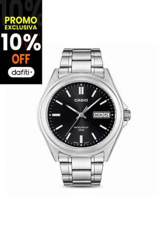 Reloj Casio Modelo MTP-B180D-1A1VDF Plateado Hombre Casio