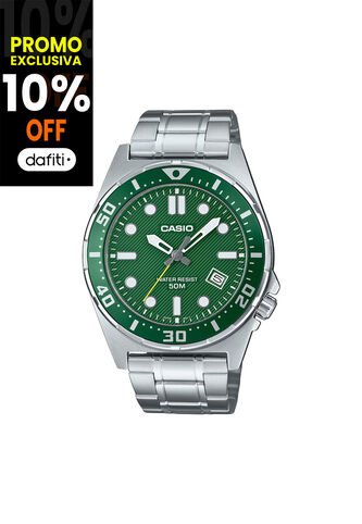 Reloj Casio Modelo MTD-135D-3AVDF Plateado Hombre Casio