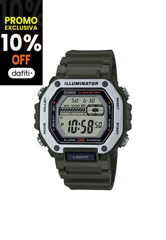 Reloj Casio Modelo MWD-110H-3AVDF Verde Hombre Casio
