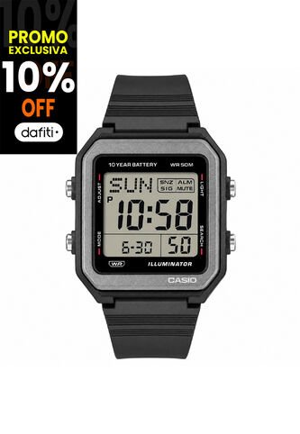 Reloj Casio Modelo W-221H-1AVDF Negro Hombre Casio