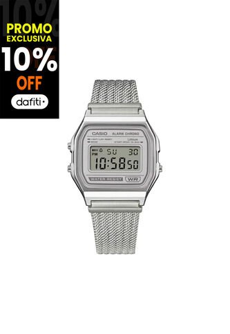Reloj Casio Modelo A158WEA-7DF Plateado Mujer Casio
