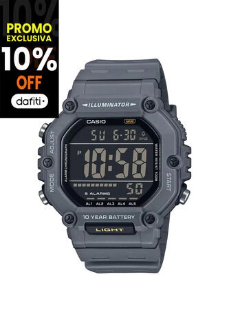 Reloj Casio Modelo Ae-1600h-8bvdf Gris Hombre Casio