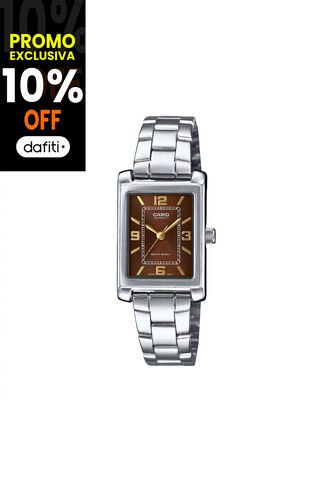 Reloj Casio Modelo LTP-1234DD-5ADF Plateado Mujer Casio