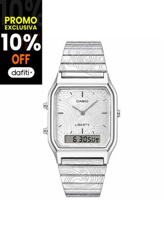 Reloj Casio Modelo AQ-230ELT-7ADR Plateado Unisex Casio