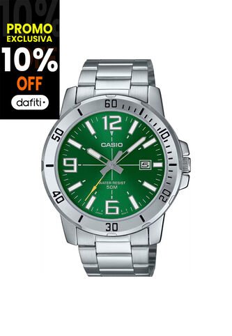 Reloj Casio Modelo MTP-VD01D-3BVUDF Plateado Hombre Casio