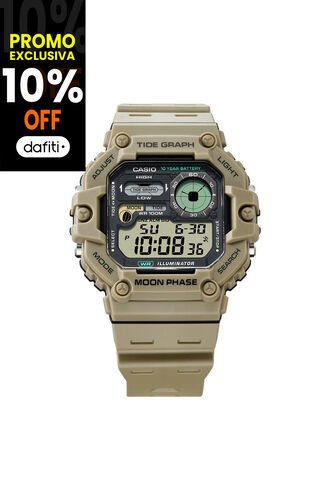 Reloj Casio Modelo WS-1700H-5AVDF Beige Hombre Casio
