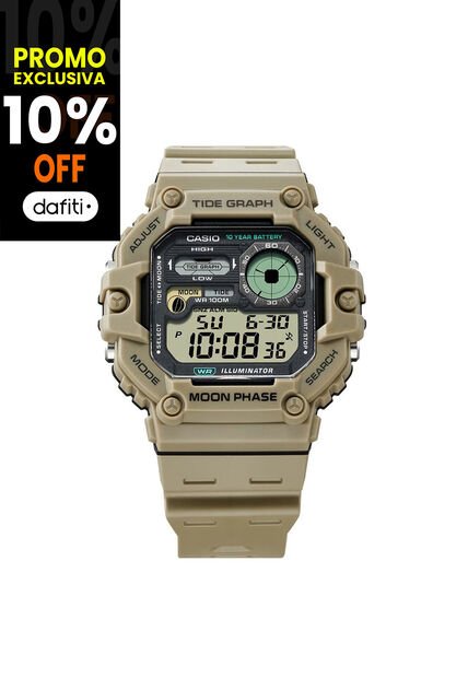 Reloj Casio Modelo WS-1700H-5AVDF Beige Hombre