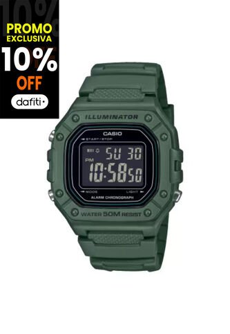 Reloj Casio Modelo W-218H-3BVDF Verde Hombre Casio