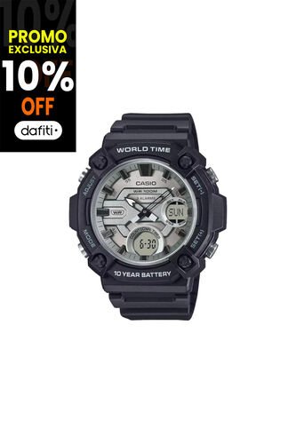 Reloj Casio Modelo AEQ-120W-7AVDF Negro Hombre Casio