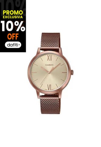 Reloj Casio Modelo LTP-E157MR-9ADF Bronce Mujer Casio