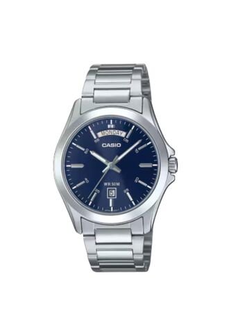 Reloj Casio Modelo MTP-1370D-2A2VDF Plateado Hombre Casio