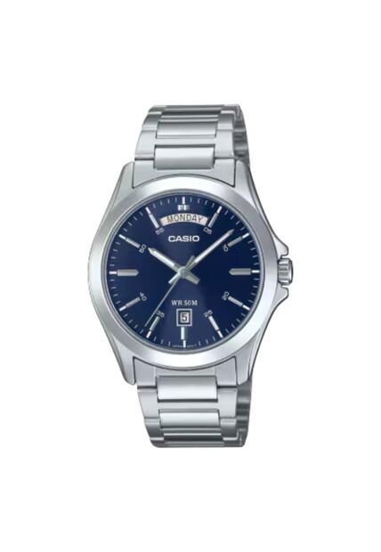 Reloj Casio Modelo MTP-1370D-2A2VDF Plateado Hombre