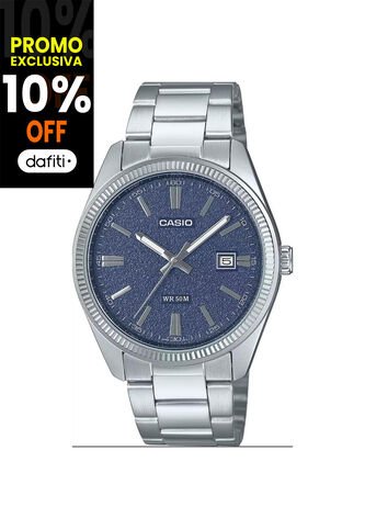 Reloj Casio Modelo MTP-1302DA-2A1VDF Plateado Hombre Casio