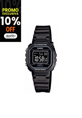 Reloj Casio Modelo LA-20WH-1B Negro Mujer Casio