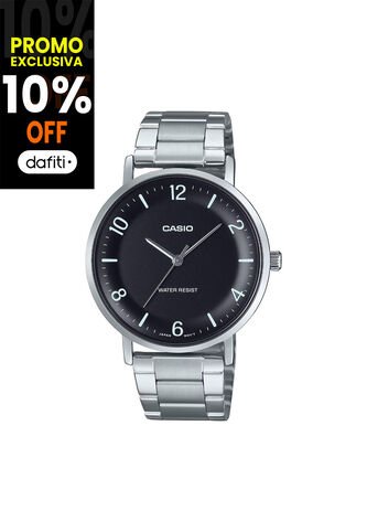 Reloj Casio Modelo MTPVT03D-1BDF Plateado Hombre Casio