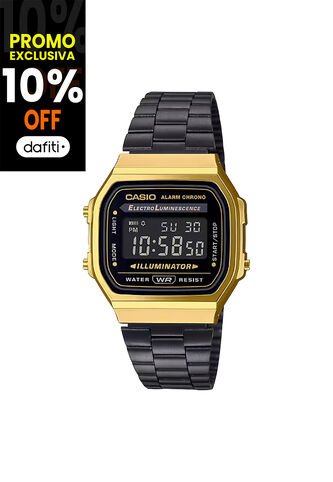 Reloj Casio A168WEGB-1BDF Para Hombre Casio