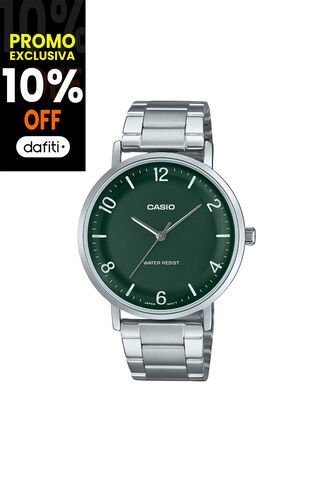 Reloj Casio Modelo MTP-VT03D-3BDF Plateado Hombre Casio