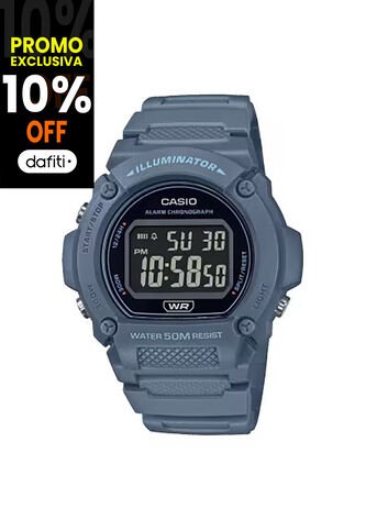 Reloj Casío Modelo W219hc-2bvdf Gris Hombre Casio