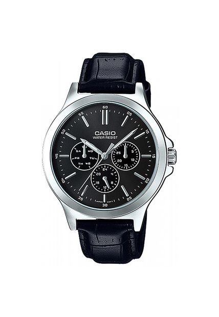 Reloj Casio MTP-V300L-1A Analogo 100% Original-negro